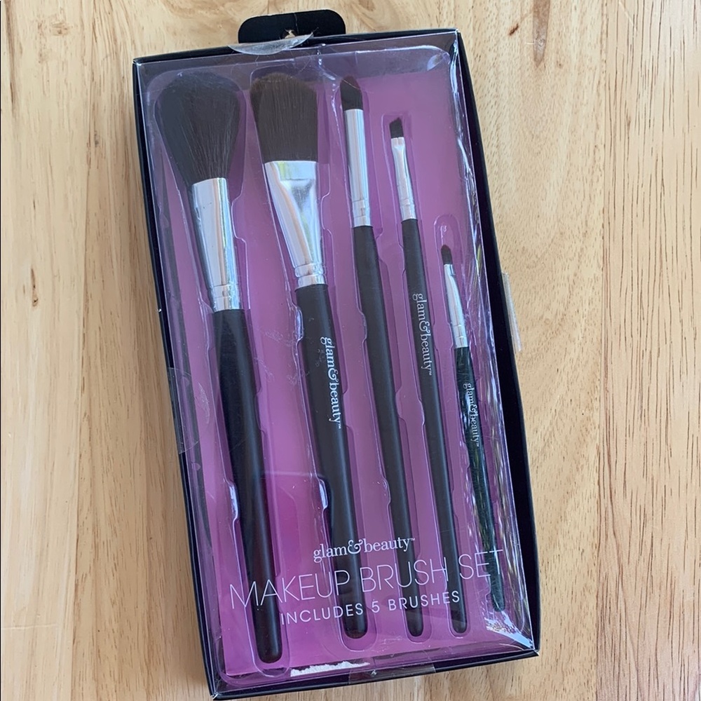Glam & Beauty Makeup Brush Set of 5 brushes